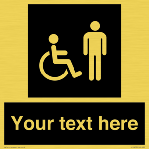 Custom information: black panel disabled and male